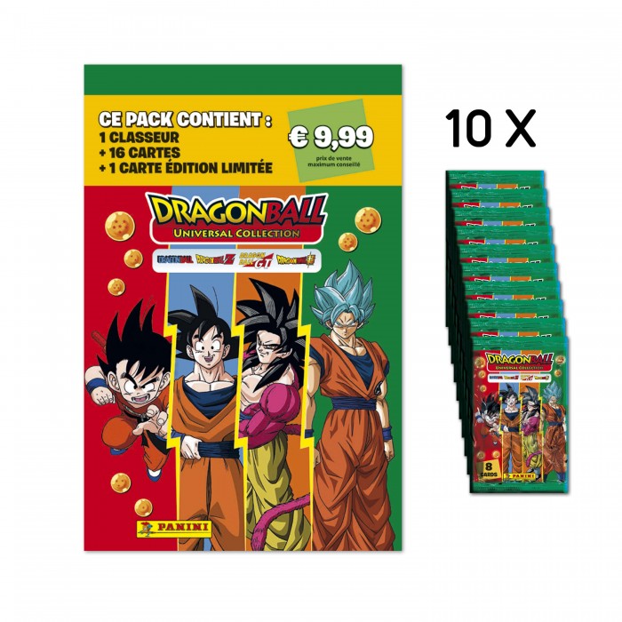 Panini Dragon Ball Universal Collection Trading Cards Starter Pack