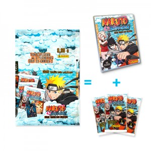 NARUTO SHIPPUDEN TC 2 Starter pack (1 classeur + 3 pochettes de 8 cartes) -  Carte à collectionner